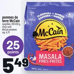 Metro POMMES DE TERRE MCCAIN AIN POTATOES | MCCAIN POTATOES offer