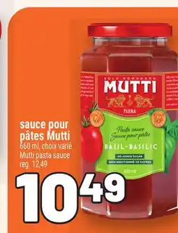 Metro SAUCE POUR PÂTES MUTTI | MUTTI PASTA SAUCE offer