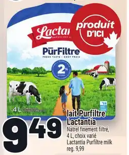 Metro LAIT PURFILTRE LACTANTIA | LACTANTIA PURFILTRE MILK offer
