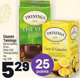 Metro TISANES TWININGS | TWININGS HERBAL offer