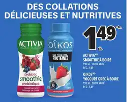 Metro ACTIVIA SMOOTHIE À BOIRE | offer