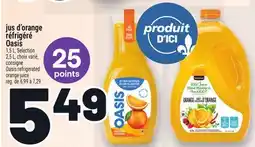 Metro JUS D'ORANGE RÉFRIGÉRÉ OASIS | OASIS REFRIGERATED ORANGE JUICE offer