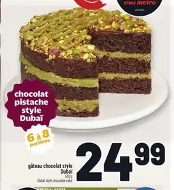 Metro GÂTEAU CHOCOLAT STYLE DUBAÏ | DUBAÏ STYLE CHOCOLATE CAKE offer
