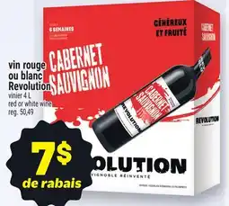 Metro VIN ROUGE OU BLANC REVOLUTION | RED OR WHITE WINE offer