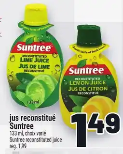 Metro JUS RECONSTITUÉ SUNTREE | SUNTREE RECONSTITUTED JUICE offer