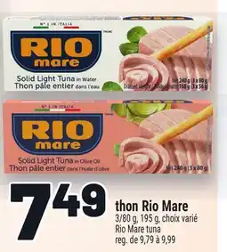 Metro THON RIO MARE | RIO MARE TUNA offer