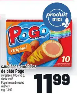 Metro SAUCISSES ENROBÉES DE PÂTE POGO | POGO FROZEN BREADED WIENERS offer