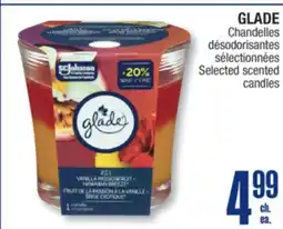 Jean Coutu GLADE Selected scented candles offer