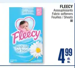 Jean Coutu FLEECY Fabric softeners Sheets offer