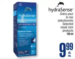 Jean Coutu HYDRASENSE Selected nasal care products offer
