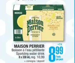 Jean Coutu MAISON PERRIER Sparkling water drink offer