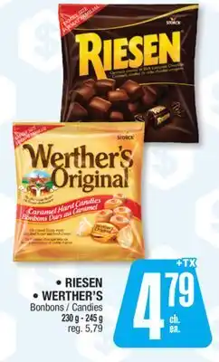 Jean Coutu RIESEN, WERTHER'S Candies offer