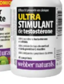 Jean Coutu WEBBER NATURALS Ultra Testosterone Boost offer