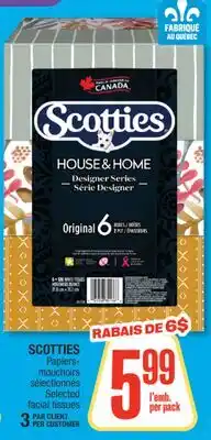 Jean Coutu SCOTTIES Selected facial tissues offer