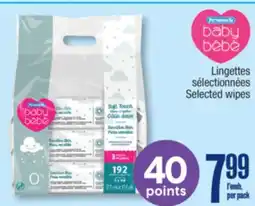 Jean Coutu PERSONNELLE Selected wipes offer