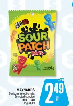 Jean Coutu MAYNARDS Selected candies offer