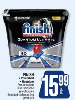 Jean Coutu FINISH Selected dishwashing products offer
