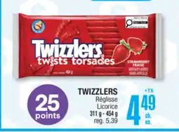 Jean Coutu TWIZZLERS Licorice offer