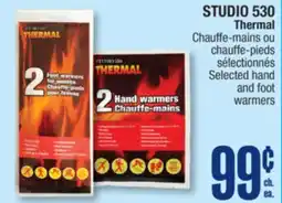 Jean Coutu STUDIO 530 Thermal Selected hand and foot warmers offer
