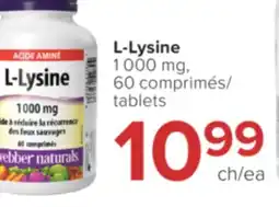 Jean Coutu Webber Naturals L-Lysine offer
