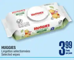 Jean Coutu HUGGIES Selected wipes offer