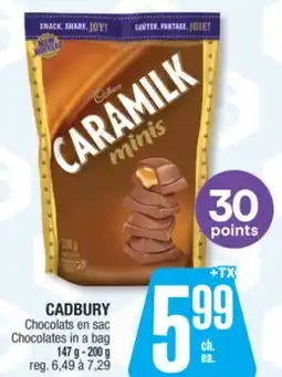 Jean Coutu CADBURY Chocolates in a bag offer