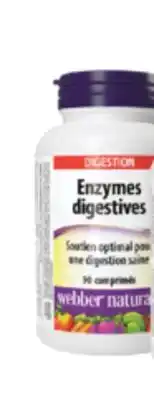 Jean Coutu WEBBER NATURALS Digestive Enzymes offer