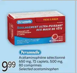Brunet Personnelle Acétaminophène sélectionné offer