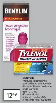 Brunet BENYLIN Produits sélectionnés pour aider au soulagement des symptômes du rhume et de la grippe offer