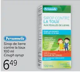 Brunet PERSONNELLE Sirop de lierre contre la toux offer