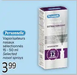 Brunet PERSONNELLE Vaporisateurs nasaux sélectionnés offer