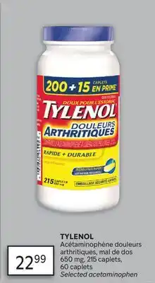 Brunet TYLENOL Acétaminophène douleurs arthritiques, mal de dos offer