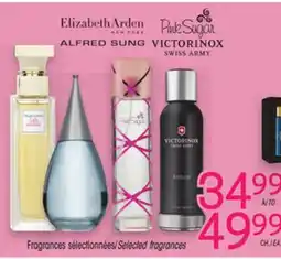 Uniprix ELIZABETH ARDEN , ALFRED SUNG, VICTORINOX Fragrances sélectionnées/Selected fragrances offer