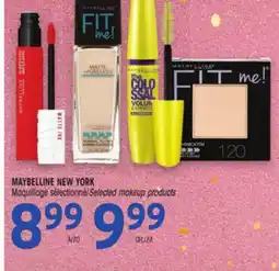Uniprix MAYBELLINE NEW YORK Maquillage sélectionné/Selected makeup products offer