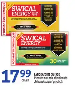 Uniprix LABORATOIRE SUISSE Produits naturels sélectionnés/Selected natural products offer