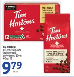 Uniprix TIM HORTONS MÉLANGE ORIGINAL Grains de café/Coffee beans offer
