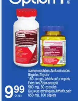 Uniprix Option+ Acétaminophène/Acetaminophen offer