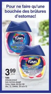 Uniprix TUMS Antiacide Extra fort offer
