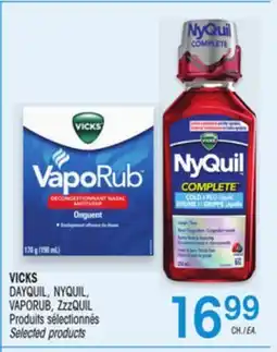 Uniprix VICKS DAYQUIL, NYQUIL, VAPORUB, ZzzQUIL Produits sélectionnés/Selected products offer