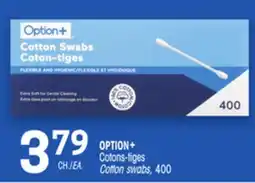 Uniprix OPTION+ Cotons-tiges/Cotton swabs offer