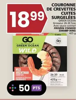 Rachelle-Bery Grocery GREEN OCEAN Grosseur 26-30 Size Avec sauce cocktail FROZEN COOKED SHRIMP RING offer