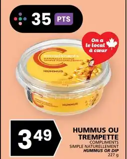 Rachelle-Bery Grocery COMPLIMENTS SIMPLE NATURELLEMENT HUMMUS OR DIP offer
