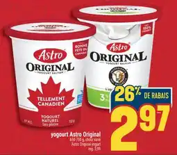 Marché Adonis YOGOURT ASTRO ORIGINAL | ASTRO ORIGINAL YOGURT offer