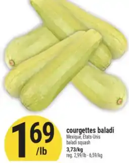 Marché Adonis COURGETTES BALADI | BALADI SQUASH offer