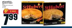 Marché Adonis PATÉ AU POULET OU TOURTIÈRE ST-HUBERT | ST-HUBERT FROZEN CHICKEN POT PIE OR TOURTIÈRE offer