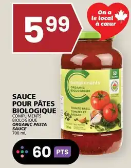 Rachelle-Bery Grocery COMPLIMENTS BIOLOGIQUE ORGANIC PASTA SAUCE offer