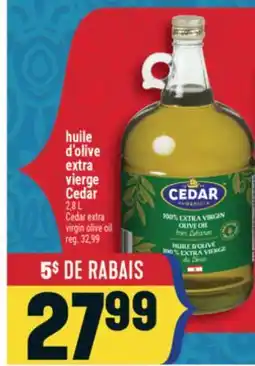 Marché Adonis HUILE D'OLIVE EXTRA VIERGE CEDAR | CEDAR EXTRA VIRGIN OLIVE OIL offer