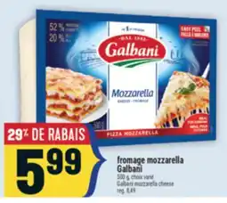 Marché Adonis FROMAGE MOZZARELLA GALBANI | GALBANI MOZZARELLA CHEESE offer