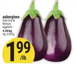 Marché Adonis AUBERGINES | EGGPLANTS offer
