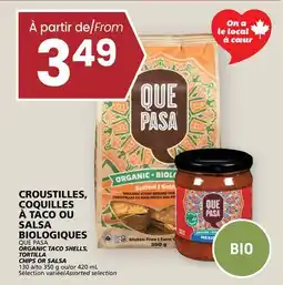 Rachelle-Bery Grocery QUE PASA ORGANIC TACO SHELLS, TORTILLA CHIPS OR SALSA offer